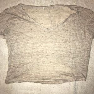 Off the shoulder crop top